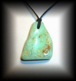 CHRYSOPRASE PENDANT 4(18 gr/3.5 cm)