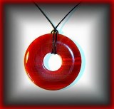 CARNELIAN DONUT PENDANT (22gr/5cm)