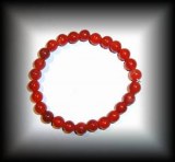 FACETED CARNELIAN BRACELET(20 gr/elastic)