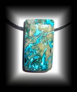  CHRYSOCOLLA PENDANT(20 gr/4 cm)