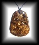 BRONZITE PENDANT3(26 gr/4.5 cm)