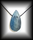 BLUE FLUORITE PENDANT ( 30 gr/4.5.cm)