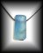 BLUE FLUORITE PENDANT ( 19 gr/3.3 cm)