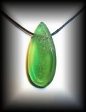 GREEN FLUORITE PENDANT ( 29 gr/5 cm)