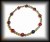 GARNET +PYRIT CRYSTALS BRACELET 2( 15 gr/elastic)