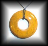 YELLOW JASPER PENDANT DONUT ( 40 gr/5.5 cm)