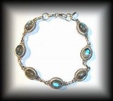 LABRADORITE BRACELET 3( 18 gr/clap)