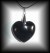 CELESTIAL EYE HEART OBSIDIAN PENDANT2 ( 18 gr/3 cm)