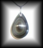 CELESTIAL EYE OBSIDIAN PENDANT 1( 10gr/3.4cm)