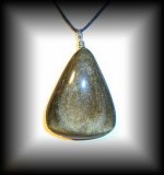 GOLD OBSIDIAN PENDANT 4(20gr/3.8cm)