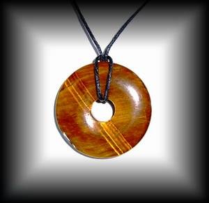 TIGER EYE PENDANT DONUT ( 15 gr/3.5 cm)