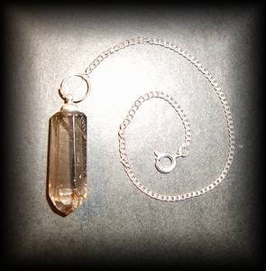 SMOKED QUARTZ PENDULUM MAGNETIC(15gr/3cm)