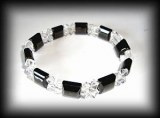 quartz magnetic bracelet(15gr/elastic)