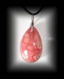 RHODOCROSITE PENDANT 6( 33gr/4.2cm)