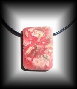 RHODOCROSITE PENDANT 9( 18 gr/3 cm)