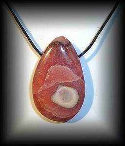 RHODOCROSITE PENDANT 11( 30 gr/4.3 cm)