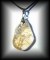 RUTILATED QUARTZ PENDANT ( 6 gr/3.2 cm) 