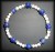 BRACELET LAPIS LAZULI+MAGNESITE(14gr/élastique)