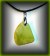 PENDENTIF OPALE VERTE MADAGASCAR ( 10gr/2.7cm)