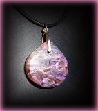 PENDENTIF CHAROITE 4(20gr/3cm)