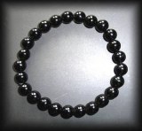 BRACELET ONYX 8mm( 15gr/élastique)