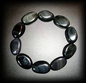 BRACELET ONYX 2( 30gr/élastique)