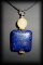 PENDENTIF CALCITE JAUNE+LAPIS(10gr/2.8cm)