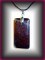 PENDENTIF SERPENTINE SAVOIE ROUGE RECTANGLE(25gr/4.5cm)