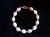 BRACELET OPALE ROSE FACETTEE+AMAZONITE(15gr/fermoir)