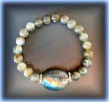 BRACELET LABRADORITE ( 30gr/élastique )