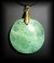 PENDENTIF FLUORITE RONDE(40gr/4cm)