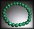 BRACELET MALACHITE (30gr/élastique)