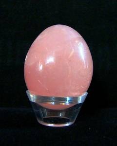 QUARTZ ROSE OEUF(80gr/4.5cm)