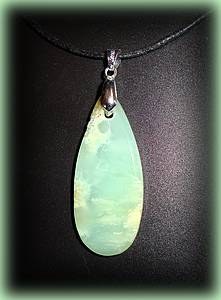 PENDENTIF CHRYSOPRASE 6(10gr/4.5cm)