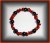 BRACELET JASPE ROUGE+HEMATITE (35gr/élastique)