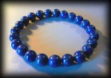 BRACELET LAPIS LAZULI ( 22grélastique )