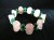 BRACELET QUARTZ ROSE +MALACHITE 2( 50gr/élastique)