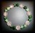 BRACELET SERAPHINITE+QUARTZ ROSE FACETTE(25gr/élastique)