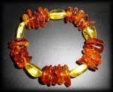 BRACELET AMBRE1 ( 18gr/élastique)