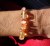 BRACELET CITRINE NATURELLE(RARE !)+CORNALINE(20gr/élastique)