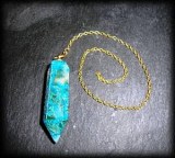 PENDULE CHRYSOCOLLE MAGNETIQUE(18gr/4.8cm)