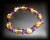 BRACELET CITRINE+AMETHYSTE (20gr/élastique)