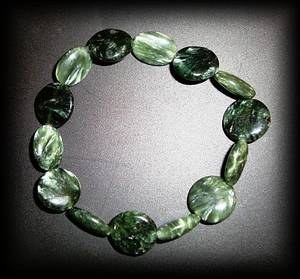 BRACELET SERAPHINITE (20gr/élastique)