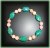 BRACELET OPALE ROSE+AMAZONITE ( 15gr/élastique)