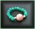 BRACELET OPALE ROSE+AMAZONITE ( 15gr/élastique)