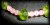 BRACELET PERIDOT+QUARTZ ROSE(16gr/élastique)