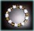 BRACELET CITRINE VERITABLE+CALCEDOINE BLEUE(32gr/élastique)