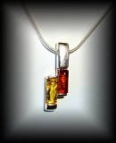 PENDENTIF AMBRE 4 ( 8 gr/2 cm)