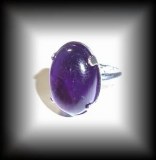 BAGUE AMETHYSTE REGLABLE ( 10 gr/ajustable)