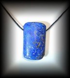 PENDENTIF CRISTAL D'AZURITE TAILLE ( 30 gr/3.8 cm)